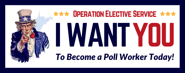 Uncle Sam wants you to be a poll worker!